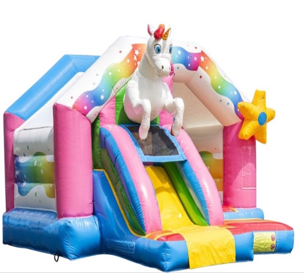 Einhorn Hüpfburg