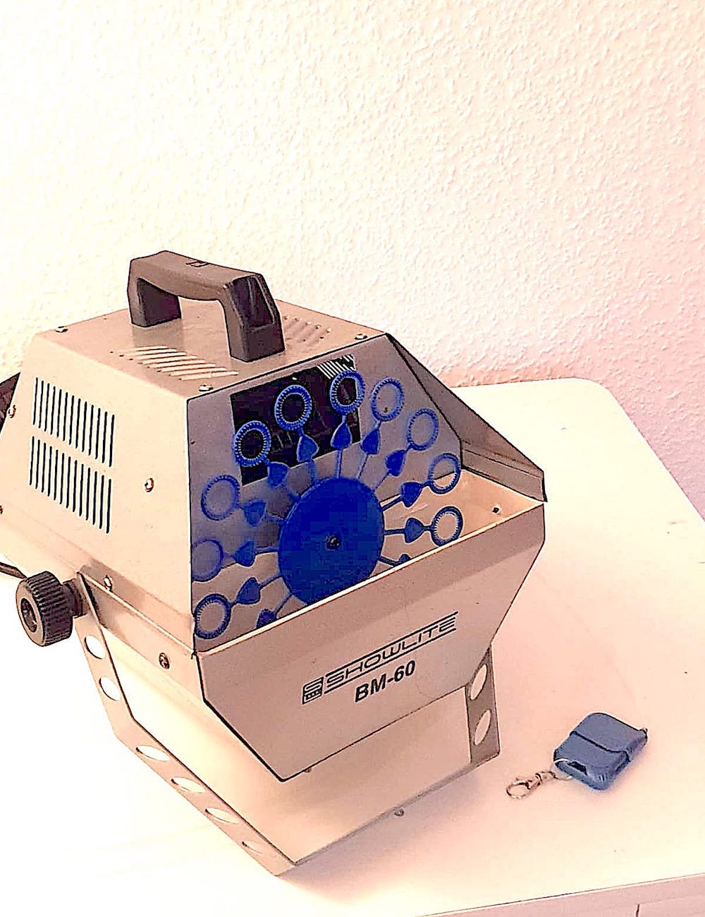 Seifenblasenmaschine mit Strom